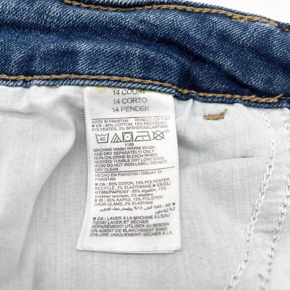 Old Navy Womens Jeans Size 12 Short High Rise Rockstar Super Skinny Distressed - Picture 7 of 11